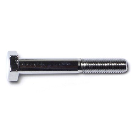 Midwest Fastener Class 8.8, M10-1.50 Hex Head Cap Screw, Chrome Plated Steel, 70 mm L, 5 PK 74506